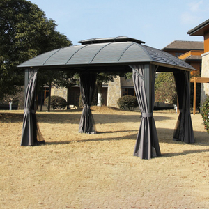 Pavillon de jardin en alliage d'aluminium de qualité supérieure, grand abri solaire de luxe pour cour, tente de véranda, vente en gros - Product Image 4