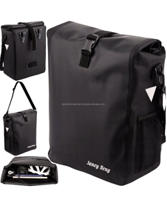 Sacs de vélo en PVC unisexe, accessoires de vélo pour les trajets quotidiens, fermeture à glissière, sacs de vélo en PVC unisexe - Product Image 4