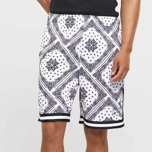 กางเกงกีฬาลำลองสตรีทแวร์แห้งเร็วของผู้ชายกางเกงตาข่ายระบายอากาศได้ดีปรับสายรัดเอวยางยืดได้ - Product Image 6