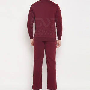 Alta calidad Nuevo diseño personalizado Fleece Sweat Suit Nueva moda Hombres Fleece Dos piezas Fleece Sweat Suit Sets - Product Image 4