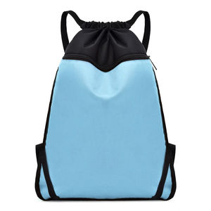 2023 diseño personalizado promocional impermeable gimnasio mochila con cordón poliéster deportes almacenamiento entrenamiento mochila con cordón bolsa - Product Image 2