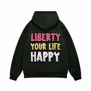 OEM ODM personalizado hombres Rhinestone sudaderas con capucha DTG DTF sublimación sudadera Streetwear pulóver ropa Casual - Product Image 2