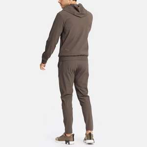 MOVATEXTILE High Quality Custom Men Sportswear Set Breathable Stretch Nylon Full Zip <b>Jacket</b> and Slim Fit Pants Winter Tracksuit - Product Image 6