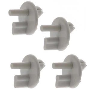 Paquete de 4 tapas de plástico nuevas para compartimento frontal de refrigerador 241993101CM, 60Hz, piezas de repuesto para el hogar, compatible con 241993101 - Product Image 1