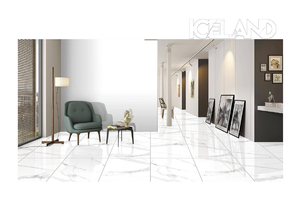 La mejor calidad, baldosas de porcelana de 600x1200mm, baldosas de mármol de cerámica para sala de estar de Villa de lujo sinterizadas brillantes para suelo - Product Image 2