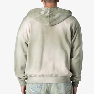 "Durable Men's Faded <b>Zip</b> <b>Up</b> <b>Hoodie</b> - High-Quality, Comfortable, and Perfect for Everyday Wear and Casual Activities" - Product Image 4