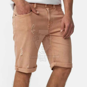 Créez Votre Propre Logo – Short en Jean Homme Best-Seller, Décontracté, Coupe Droite, Taille Mi-Haute, Fermetures Éclair, Séchage Rapide, Respirant - Product Image 2