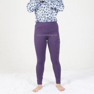 Culotte d'équitation à la mode Leggings de cheval Vêtements équestres élégants Collants d'équitation personnalisés avec poches pratiques pour téléphone - Product Image 4