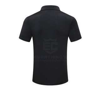 Venta al por mayor de calidad superior de los hombres 100% algodón para los polos de diseño de patrón sólido con el mejor material de contraste de color de punto - Product Image 2