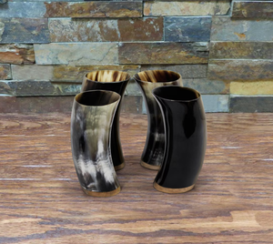 Beber tazas de hidromiel de cuerno | Personalización gratuita Grabado Regalos de marido, regalo de parejas, regalos de Navidad - Product Image 1