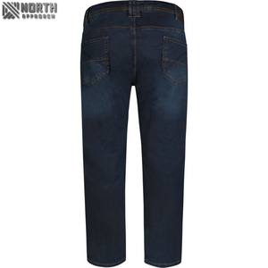 Cotton Comfort Fit <b>Jeans</b> Dark Navy Denim <b>Jeans</b> Plus Size Zip Fly <b>Waist</b> Button <b>Jean</b> <b>Men</b> Pants Wholesale Rate - Product Image 2
