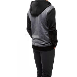 Ensemble de survêtement en polaire deux pièces Nouveau design Ensemble de survêtement en polaire en vrac en coton Vêtements de rue personnalisés pour hommes - Product Image 3