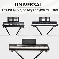 Support de clavier de piano pliable IRIS, réglable en forme de X, portable, pour instrument de musique, accessoires, noir