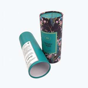 Emballage de tube en papier pour cosmétiques de luxe, cylindre, soin de la peau, bougie, boîte en carton ronde personnalisée pour parfum - Product Image 3