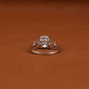 Luxury <b>Custom</b> Men's Round Cut Lab Grown Diamond Engagement <b>Ring</b> 14KT Solid Gold Solitaire Setting Certified Diamond <b>Ring</b> - Product Image 3