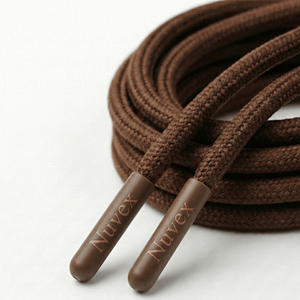 Cordón Impermeable con Logotipo Personalizado |   Cordones Trenzados 100% Poliéster con Puntas para Sudaderas, Pantalones, Bolsos, Zapatos y Textiles para el Hogar - Product Image 3