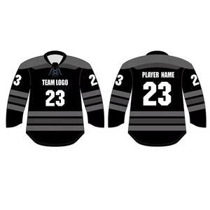 Camisetas de Hockey sobre Hielo Personalizadas por Sublimación de Alta Calidad 2024, 100% Poliéster, Superior, Manga Larga, Resistentes al Viento, Secado Rápido - Product Image 2