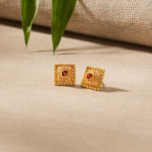 Pendientes de Aro de Oro de 14k para Mujer con Diamantes y Perlas - Chapados en Oro Blanco y Amarillo Rosa - Product Image 1