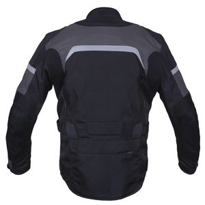 Chaqueta de moto de carreras de invierno Cardura para ciclistas, transpirable, a prueba de viento, con cuello levantado, logotipo frontal hecho en Pakistán - Product Image 2