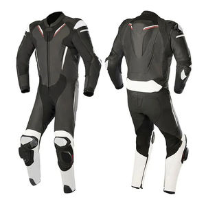 Trajes de Motocicleta de Cuero para Hombre, Transpirables, Resistentes al Viento, con Protección UV, Bordado 3D, Hechos en Pakistán, Ropa de Carreras, Logotipo Personalizado - Product Image 1