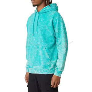 Sudaderas con capucha de alta calidad para hombre, estilo streetwear, con lavado ácido, de corte holgado. - Product Image 5