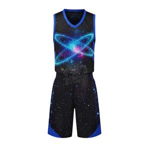 Wholesale Printed Digital Camo Basketball Uniform Set Heat-Transfer Printed Breathable Quick Dry Moisture-Wicking Men Youth - Product Image 4