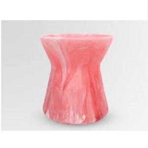 Jarrón de Resina Azul con Patrón de Remolino Acuático, Hecho a Mano, Único, de Primera Calidad, Nuevo, Ecológico, Decoración Moderna para el Hogar, Estilo Globo - Product Image 1