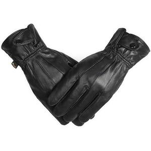 High Quality Customized Logo Design Sheep <b>Leather</b> Winter Outdoor Travel Thermal Eco-Friendly Wrist Length Touch Screen Motorbike - Product Image 2