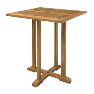 Mesa de Centro para 4 Personas, Mesa de Comedor de Madera con Patas Plegables y Forma Cuadrada para Muebles de Jardín, Precio al por Mayor - Product Image 4