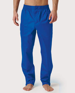 Pantalon coupe-vent en nylon de haute qualité pour hommes imperméable léger bouton taille pantalon de pluie pantalon coupe-vent pliable - Product Image 3