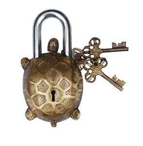 Usine prix de gros cadenas cadenas étanche en laiton fer trempé cadenas Vintage antirouille - Product Image 4