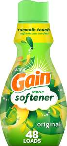 Adoucissant liquide Gain, parfum original, 35 FL OZ LIQ., 48 brassées, toucher doux - douceur que vous pouvez sentir - Product Image 3