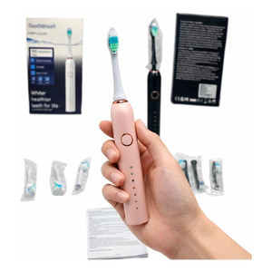 Rechargeable Electric <b>Toothbrush</b> with 4 Brushes - Assorted Colors - Product Image 2
