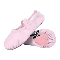 Chaussures de danse jazz HULAR INTL pour femmes, modèle HU-DS-J13, dessus en cuir fendu, doublure en coton, semelle extérieure en daim et cuir de vache