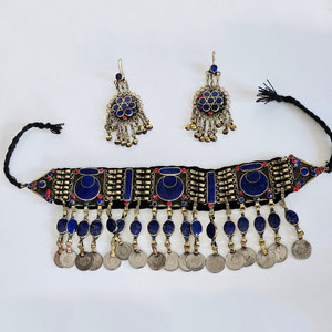 Ropa nupcial y de fiesta, joyería afgana personalizada a la venta, precios de fábrica, conjuntos de joyería afgana para mujer de buena calidad - Product Image 6