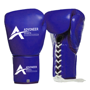 Advoneer Gants de boxe en cuir microfibre de haute qualité 8-16oz résistant à l'usure respirant Sanda Training épaissi Combat à lacets - Product Image 4