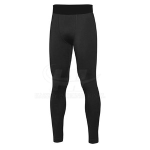Top Selling Durable Men's Compression Leggings 2026 Breathable Elastic Waist Spandex/Polyester for Gym and Fitness - Product Image 2