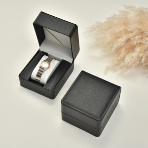 Boîte à montres <span class=keywords><strong>de</strong></span> <span class=keywords><strong>luxe</strong></span> en cuir PU <span class=keywords><strong>de</strong></span> haute qualité, vente en gros d'usine, boîte d'emballage pour bijoux, accessoires, présentoir cadeau - Product Image 2