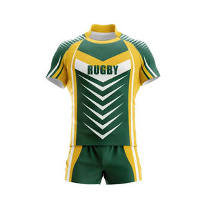 Por encargo Unisex Rugby Uniforme Adulto Tamaño Sublimación Impreso con Nombre del Equipo Mejor Conjuntos Estilo - Product Image 4