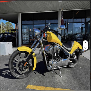 มอเตอร์ไซค์ครุยเซอร์ 100% 2024 F-ury 1312cc รุ่นมาตรฐาน สีเหลืองสมาร์ทช็อปเปอร์ พร้อมส่งมอบ - Product Image 1