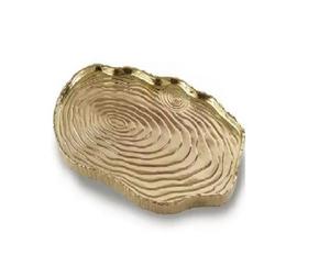 Plateau à chocolat en métal design personnalisé plateau à chocolat fabriqué à la main en argent plateau à chocolat de forme ovale en gros - Product Image 5