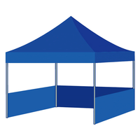 Vente chaude, impression de logo personnalisée, tente 3x3, 3x6, tente d'événement en plein air, tente d'exposition, gazebo publicitaire, auvent avec couverture latérale