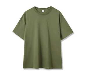 2025 camisetas para hombres 100% algodón liso en blanco para personalización suministro a granel de gran tamaño de moda - Product Image 2