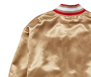 Chaqueta Bomber Varsity de Pana de Poliéster con Cuello Alto, Multicolor, para Invierno - Product Image 6