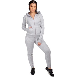 Conjunto Deportivo de Otoño para Mujer, 100% Algodón, Secado Rápido, con Logotipo Frontal, Sudadera con Capucha, Pantalones, Ropa Deportiva, Traje para Correr - Product Image 3