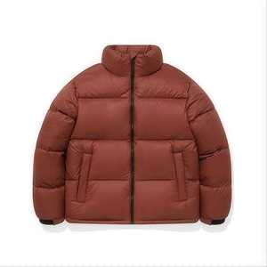 Oem High Quality <b>Winter</b> <b>Women</b> Men Stand Collar Wool Lining Cotton-Padded Outdoor Plus Size Puffer Jacket Custom Logo Zipper <b>Coat</b> - Product Image 4