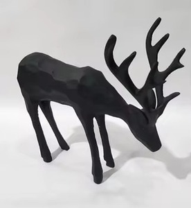 รูปปั้นโลหะสีทองใช้ตกแต่งโต๊ะสำหรับบ้านสำนักงานตกแต่งบ้านรูปคริสต์มาสสำหรับตกแต่งวันหยุด - Product Image 2