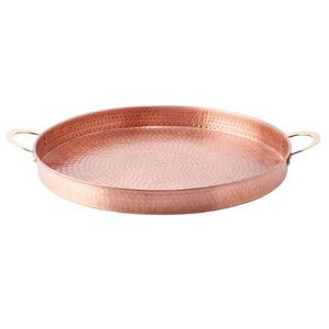 Plateau de service de conception moderne de luxe Plateau décoratif en acier massif pour la maison Restaurant Hôtel utiliser Offre Spéciale de taille personnalisée - Product Image 5