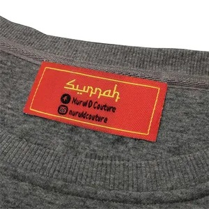 Etiquetas de ropa populares de alta calidad, Etiquetas tejidas de diseño de lujo con logotipo personalizado de fábrica para ropa - Product Image 4
