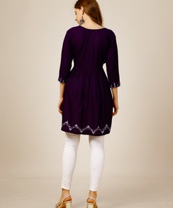 Recién llegado, ropa tradicional, Vestido largo con trabajo lleno de bordado, precio más bajo, mercado, Surat, Gujarat, ropa étnica india, étnica - Product Image 2